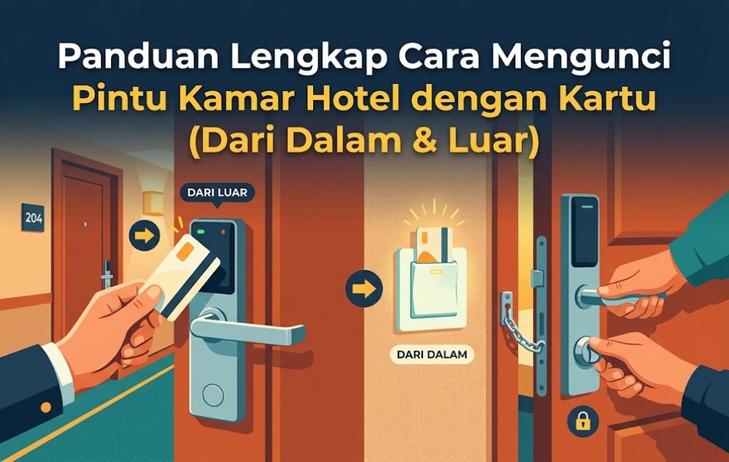 Panduan Lengkap Cara Mengunci Pintu Kamar Hotel dengan Kartu (Dari Dalam & Luar)