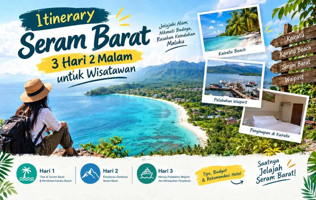 Itinerary Seram Barat 3 Hari 2 Malam untuk Wisatawan