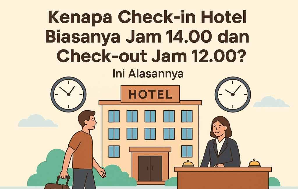 Kenapa Check-in Hotel Biasanya Jam 14.00 dan Check-out Jam 12.00?