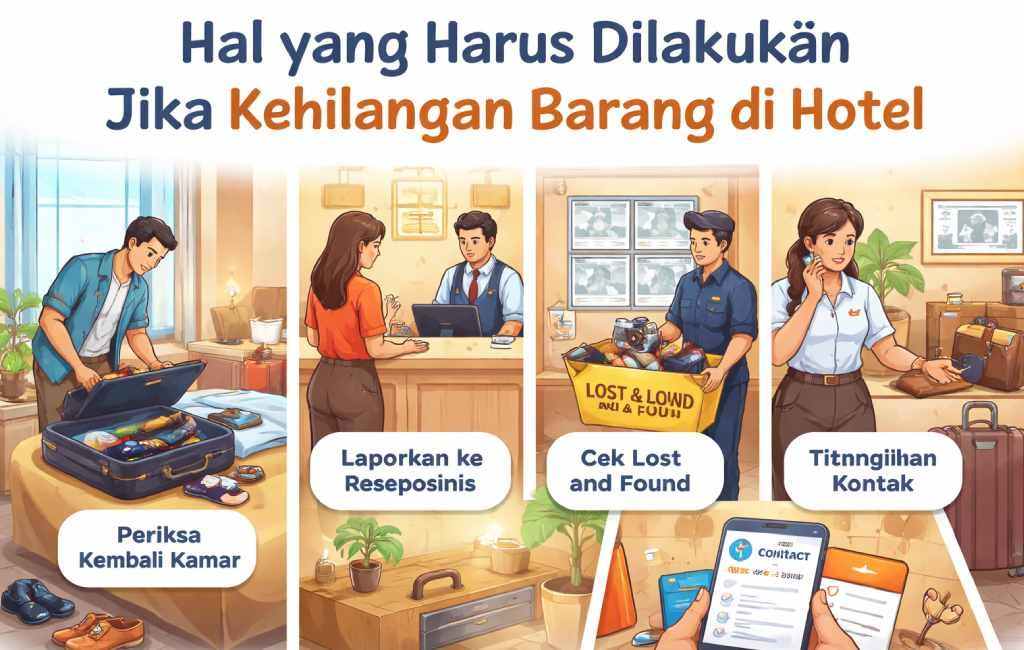 7 Hal yang Harus Dilakukan Jika Kehilangan Barang di Hotel