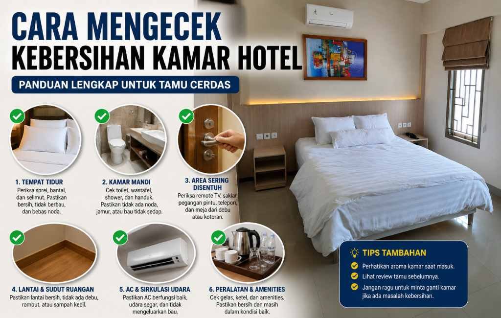 9 Cara Mengecek Kebersihan Kamar Hotel Sebelum Menginap