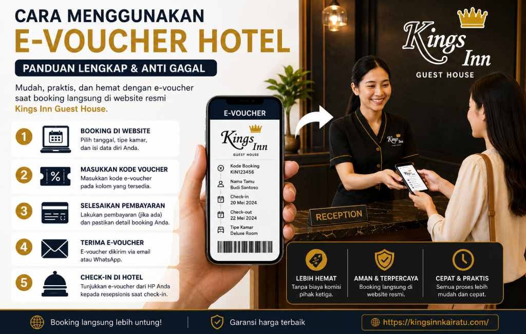 Cara Menggunakan E-Voucher Hotel dengan Mudah (Panduan Lengkap & Anti Gagal)